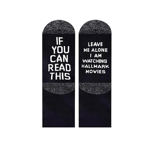 NEW If You Can Read This Socks | Hallmark Movies - Picture 4 of 8
